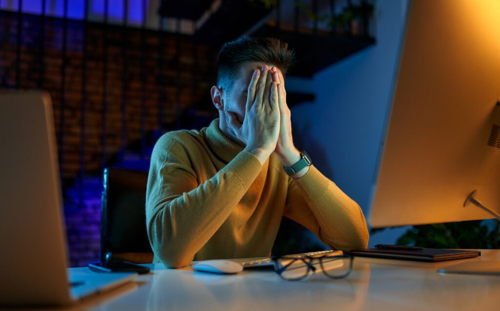 Frustración en los negocios